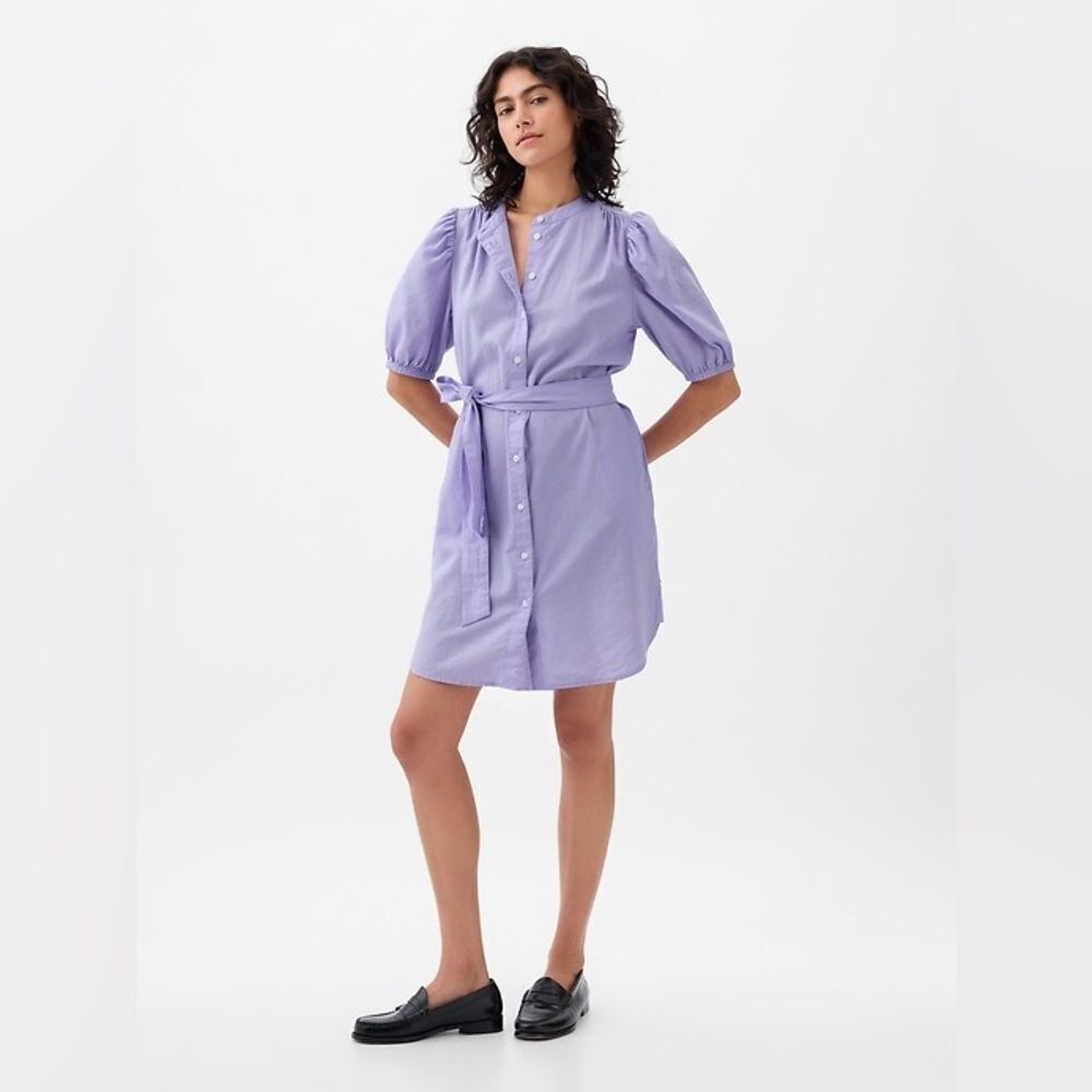 Gap Corinne Double Cloth Maxi Dress Purple Lavender